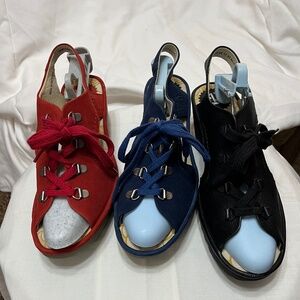 Fly London Lace up Sandals NEW! In 3 Colors